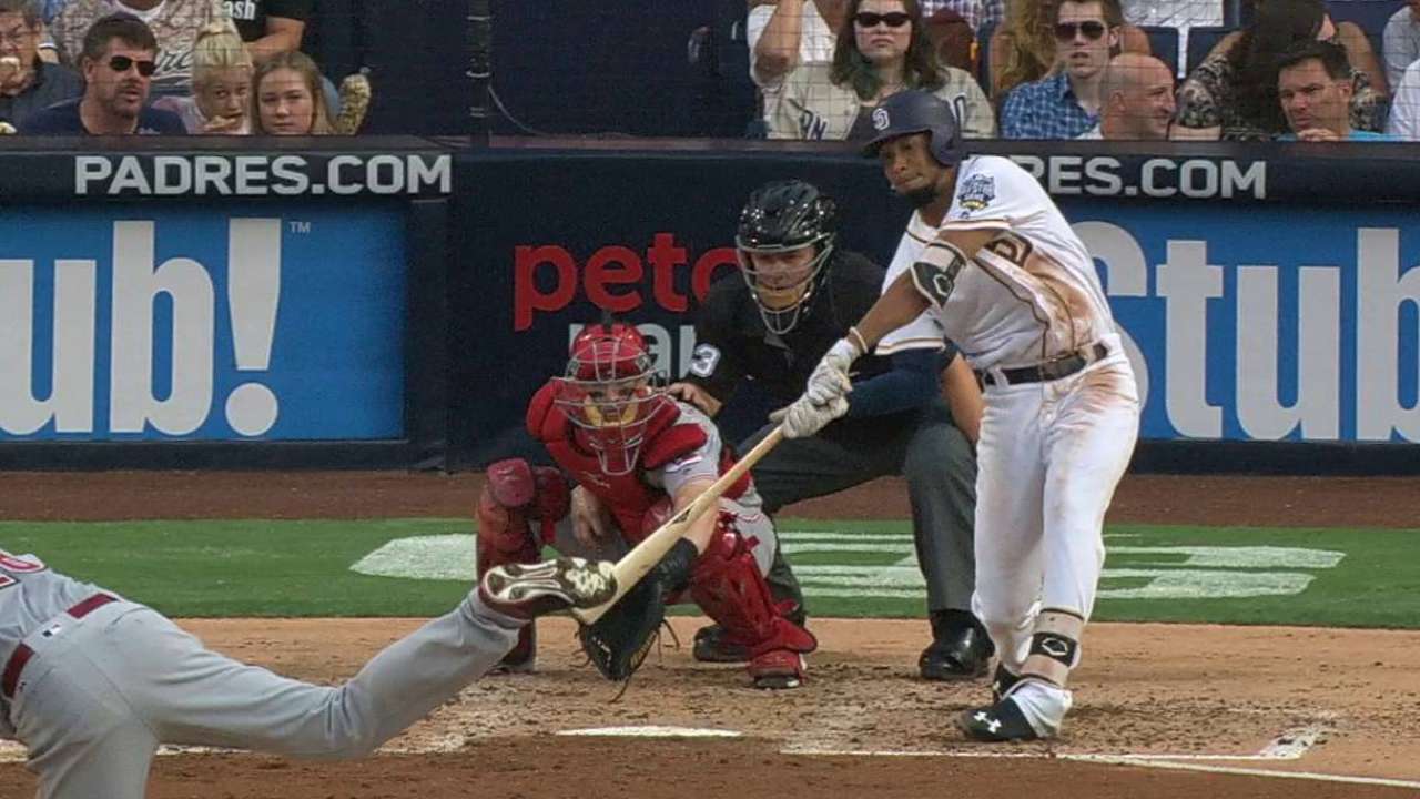 Rondon's first Major League hit