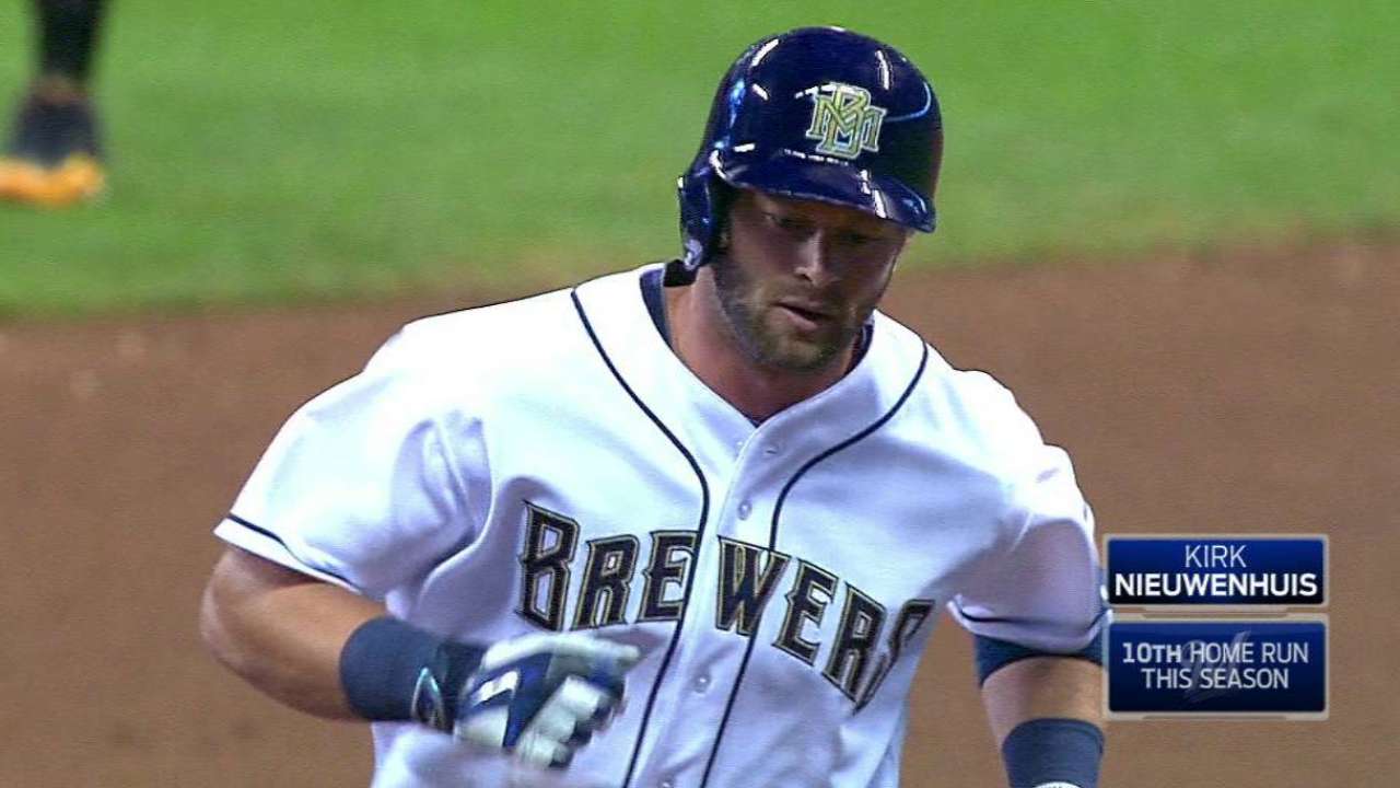 Nieuwenhuis' solo home run