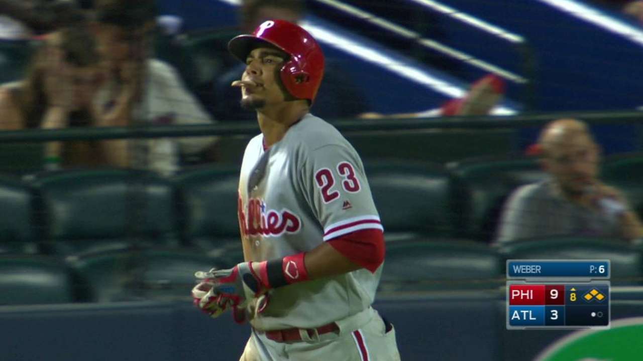 Altherr earns RBI with HBP