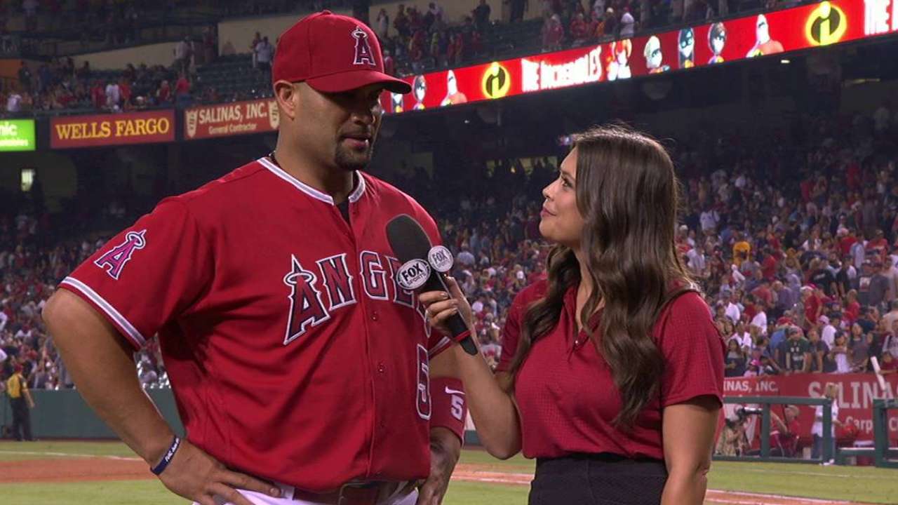 Pujols on the Angels' 5-2 win