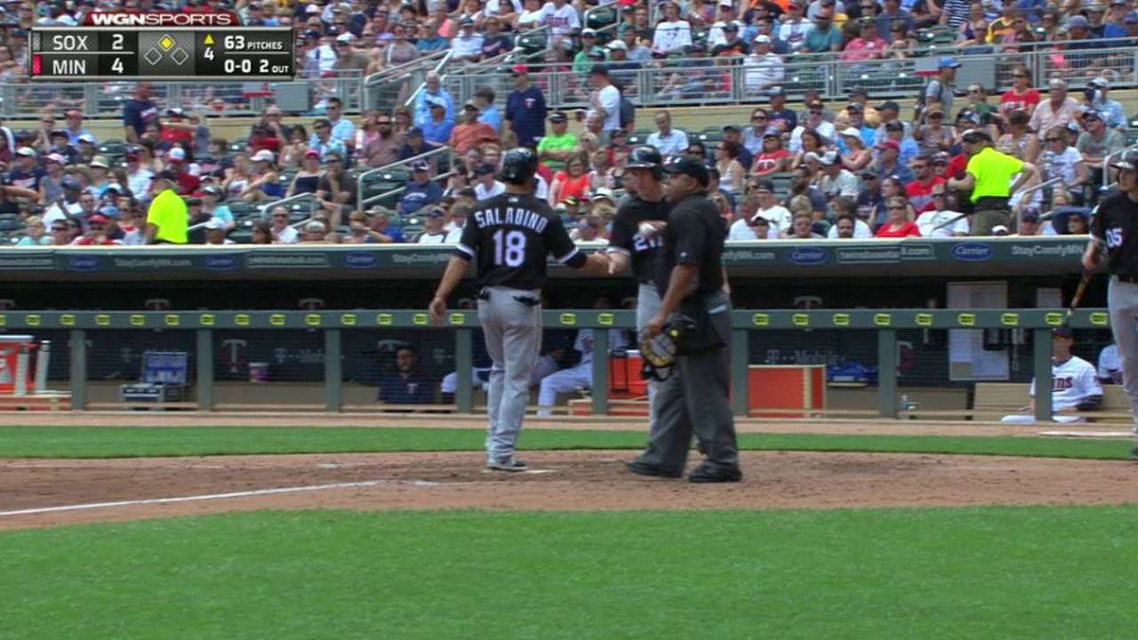 Sox score two on hit, error