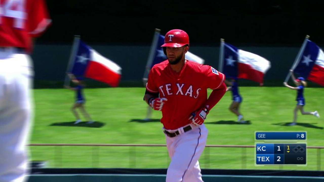 Mazara's two-run home run