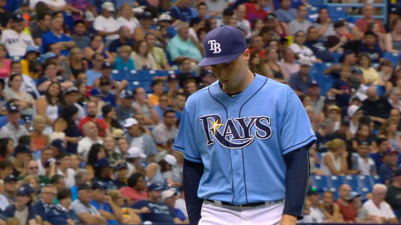 Rays maniatanan a Yankees para completar la barrida