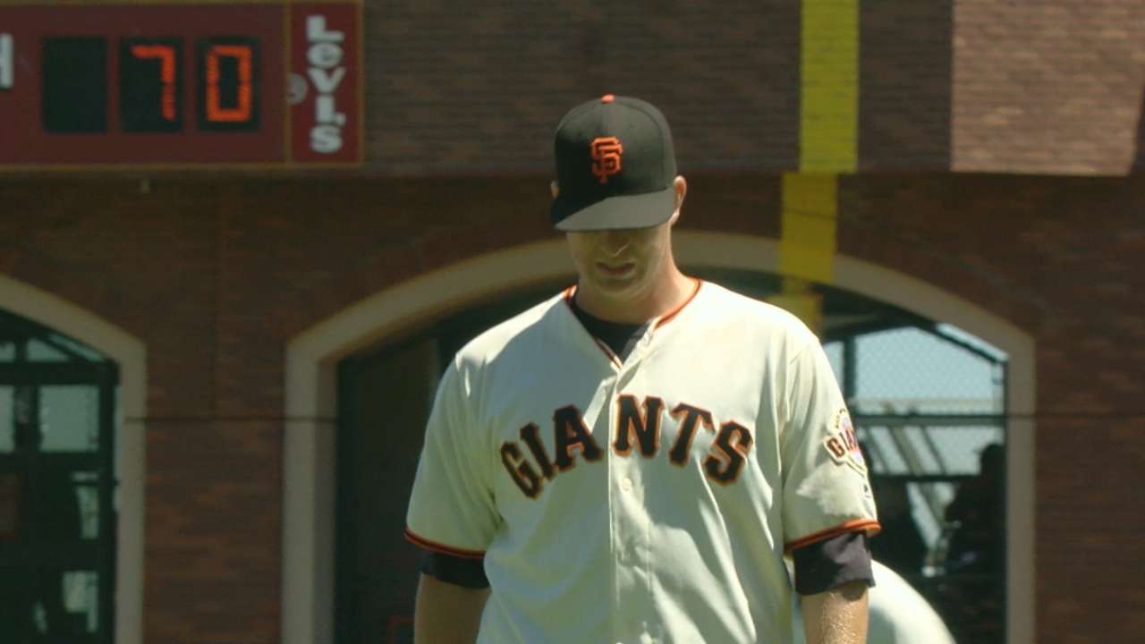 Cain's 5 no-hit innings hold up for 100th win