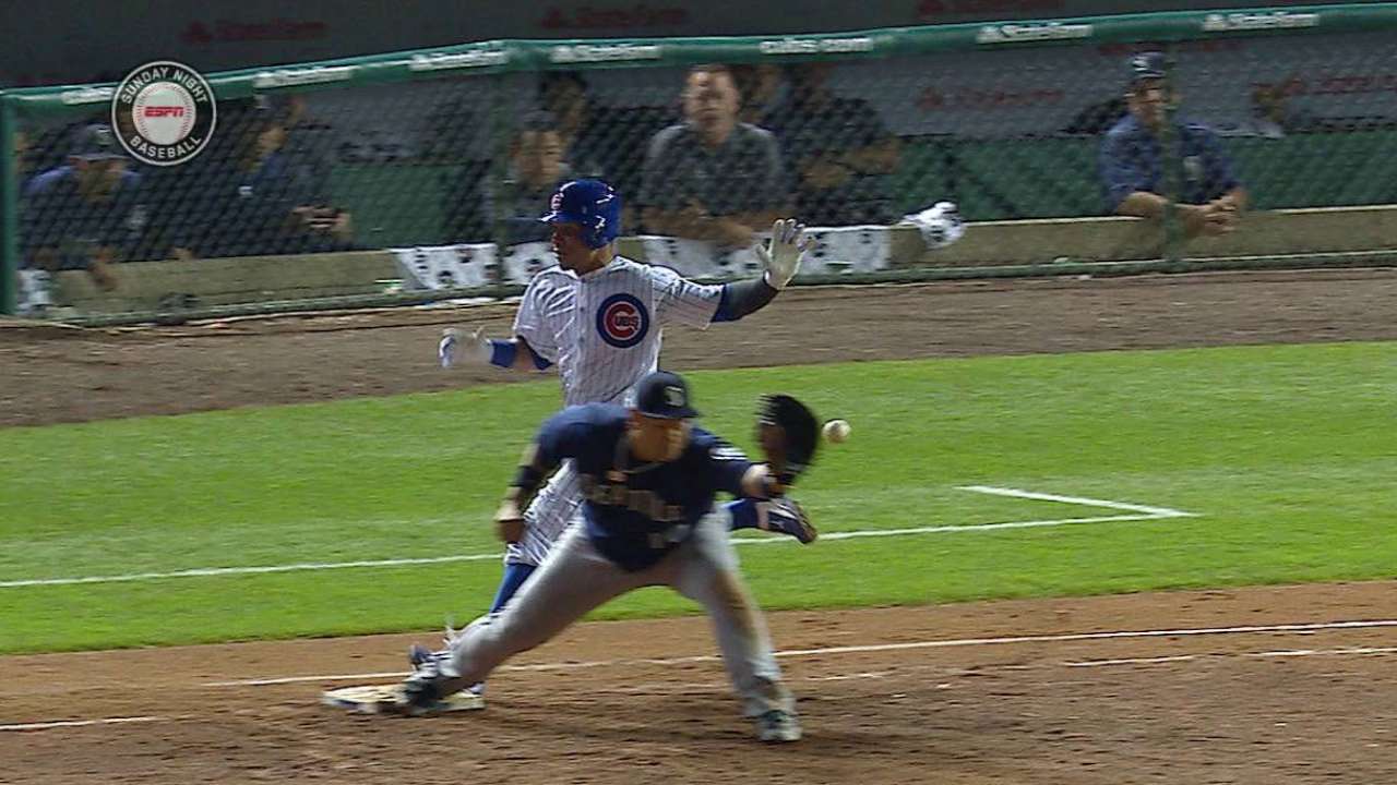 Run scores, safe call confirmed