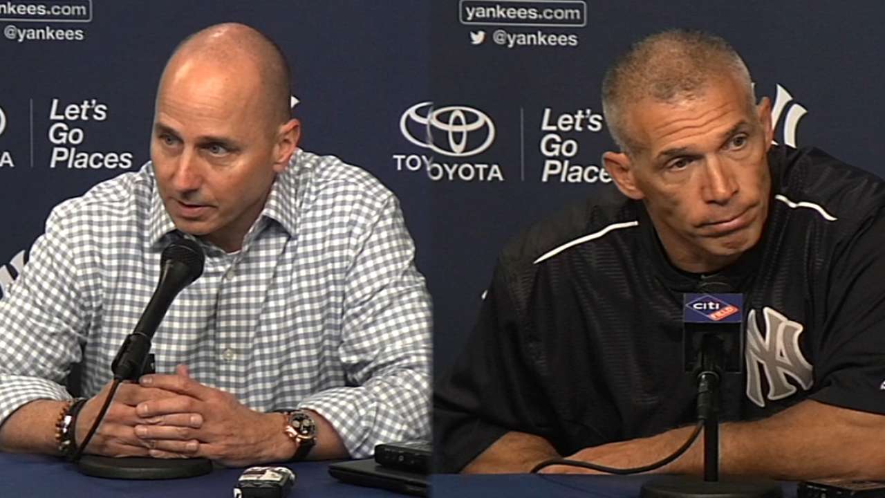 Cashman, Girardi on trades