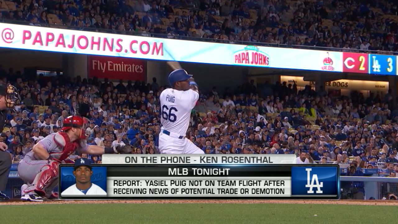 Rosenthal on Puig, Dodgers