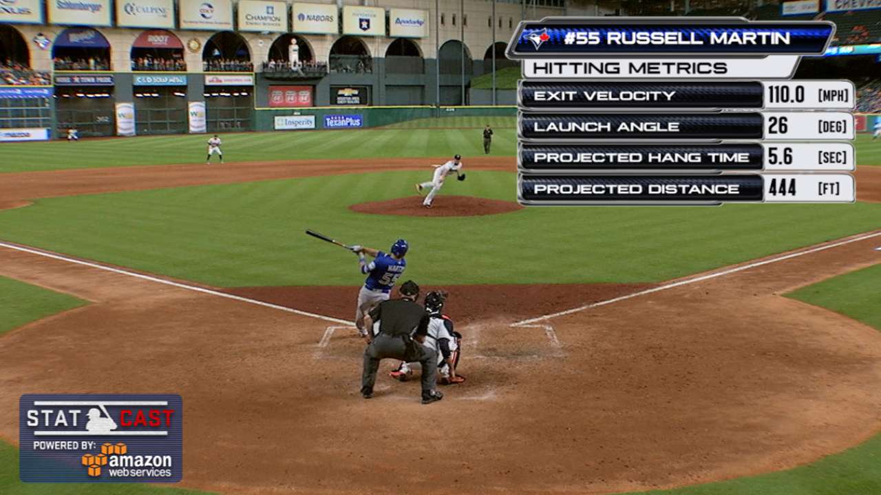 Statcast: Martin's game-tying HR