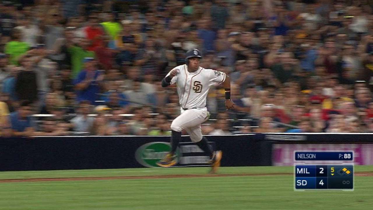 Schimpf snags NL rookie honors for July
