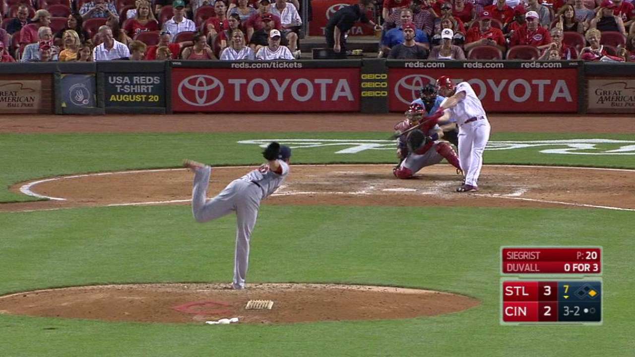 Duvall's two-run homer