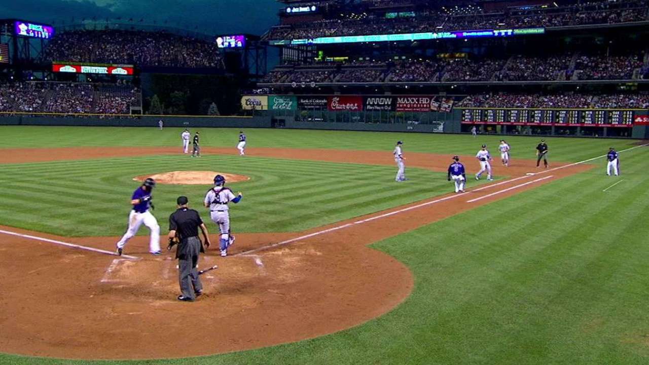 CarGo's RBI groundout