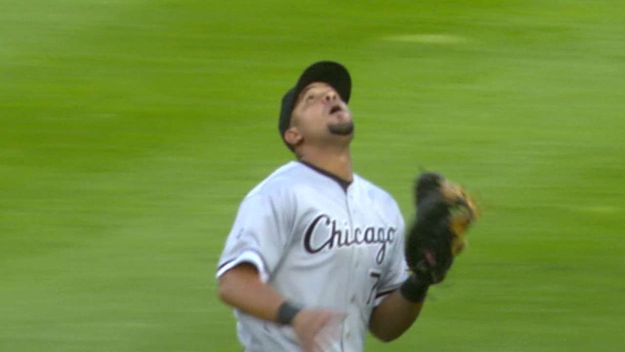 Abreu drops foul, then turns DP