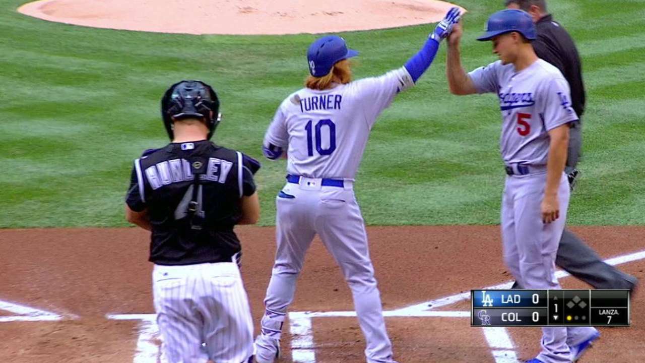 Turner's two-run homer