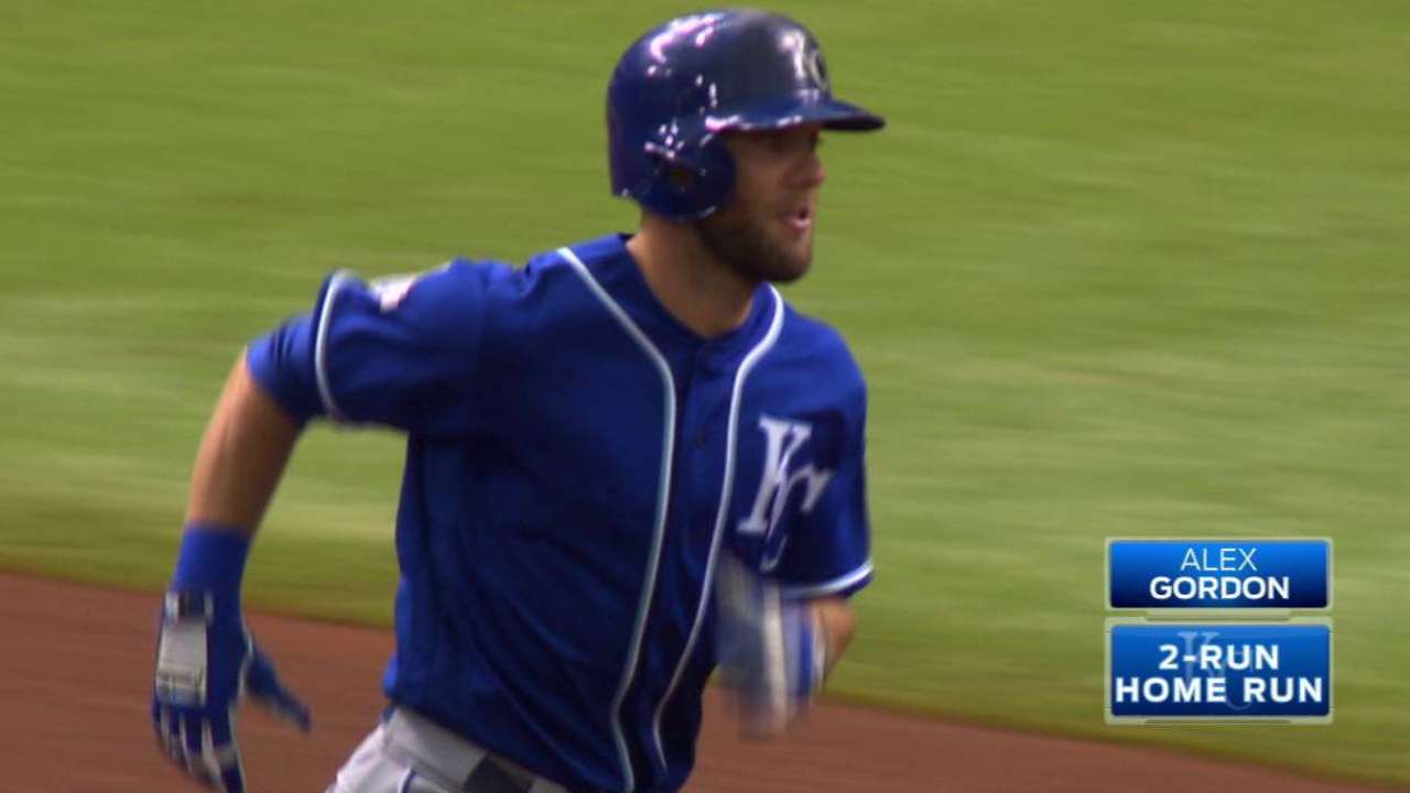 Gordon's two-run home run