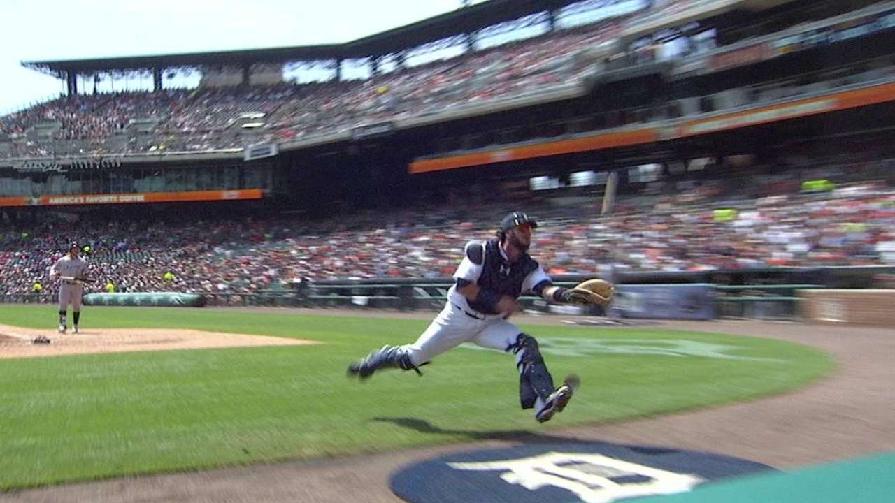Salty's sliding grab