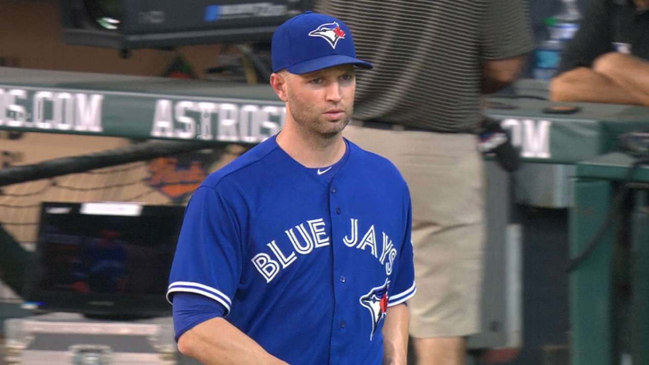 Happ zaps Astros as Jays grab share of first