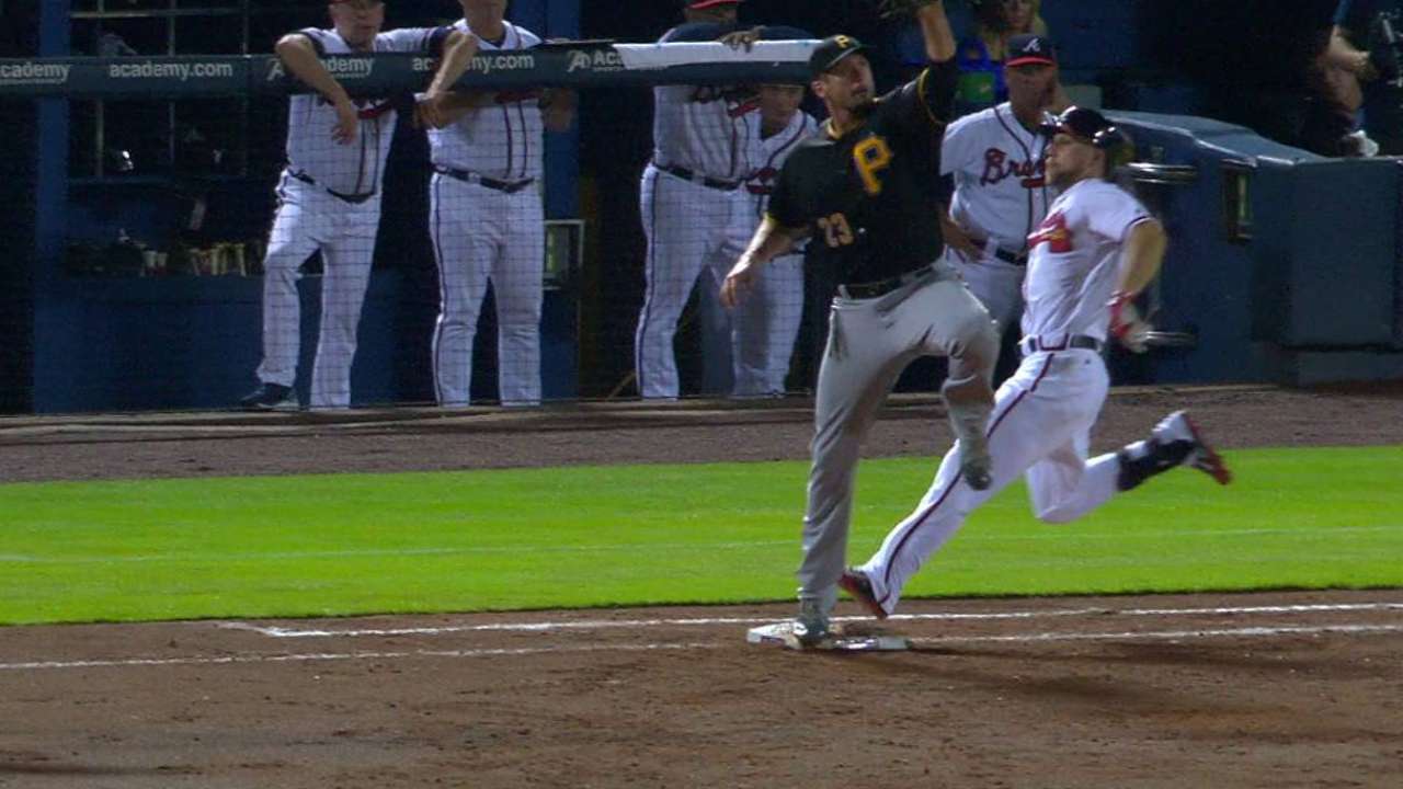 Inciarte extends hitting streak