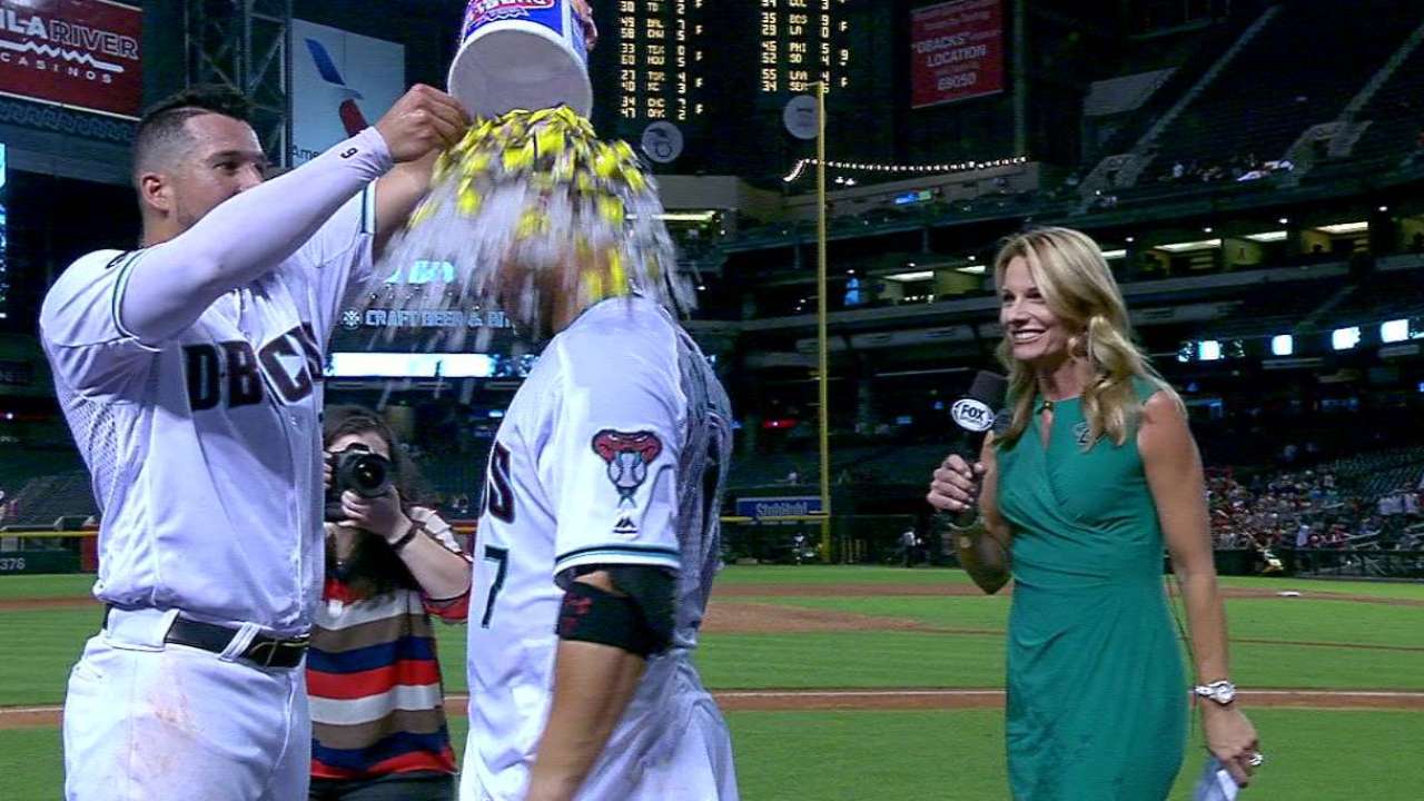 Castillo gets doused