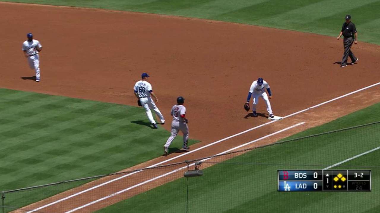 Stripling works out of trouble