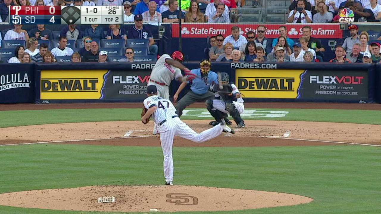 Howard's solo home run