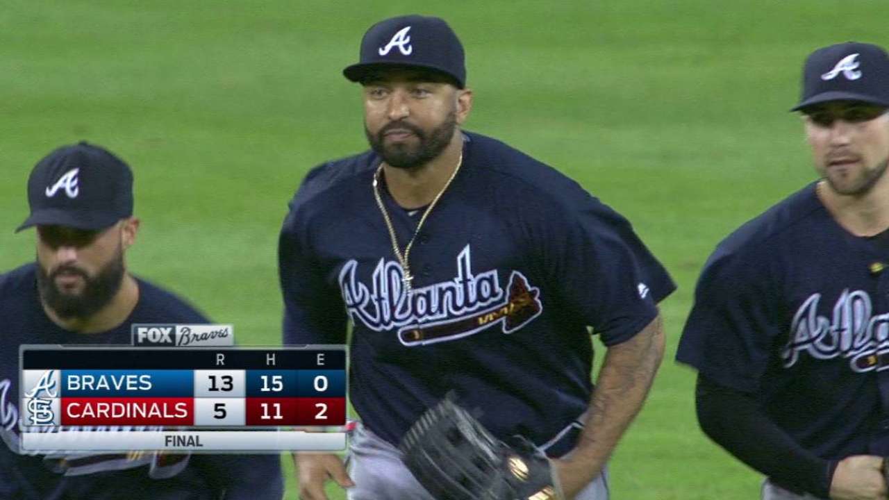 Braves place O'Flaherty on DL with elbow neuritis
