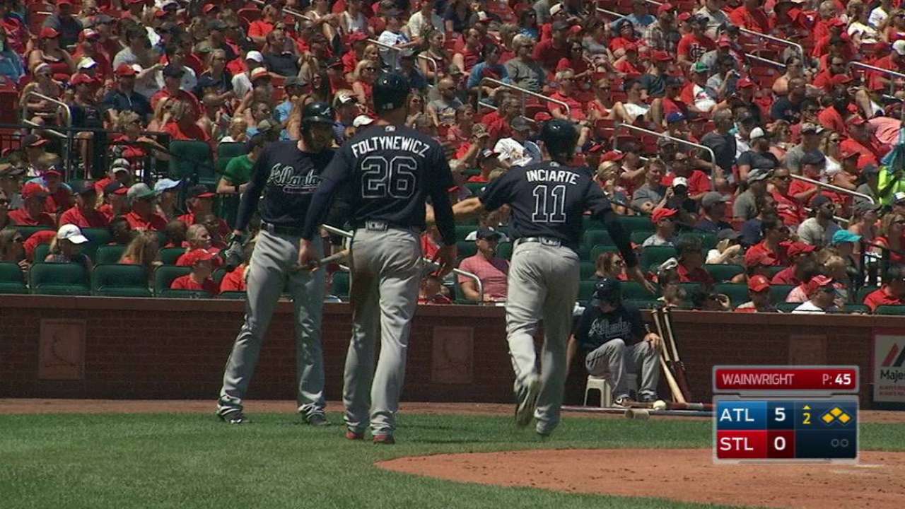 Aybar's two-run triple