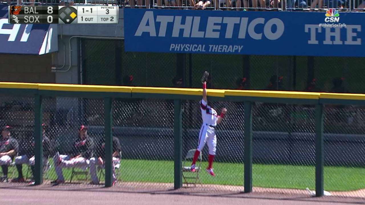 Eaton's grab at the wall