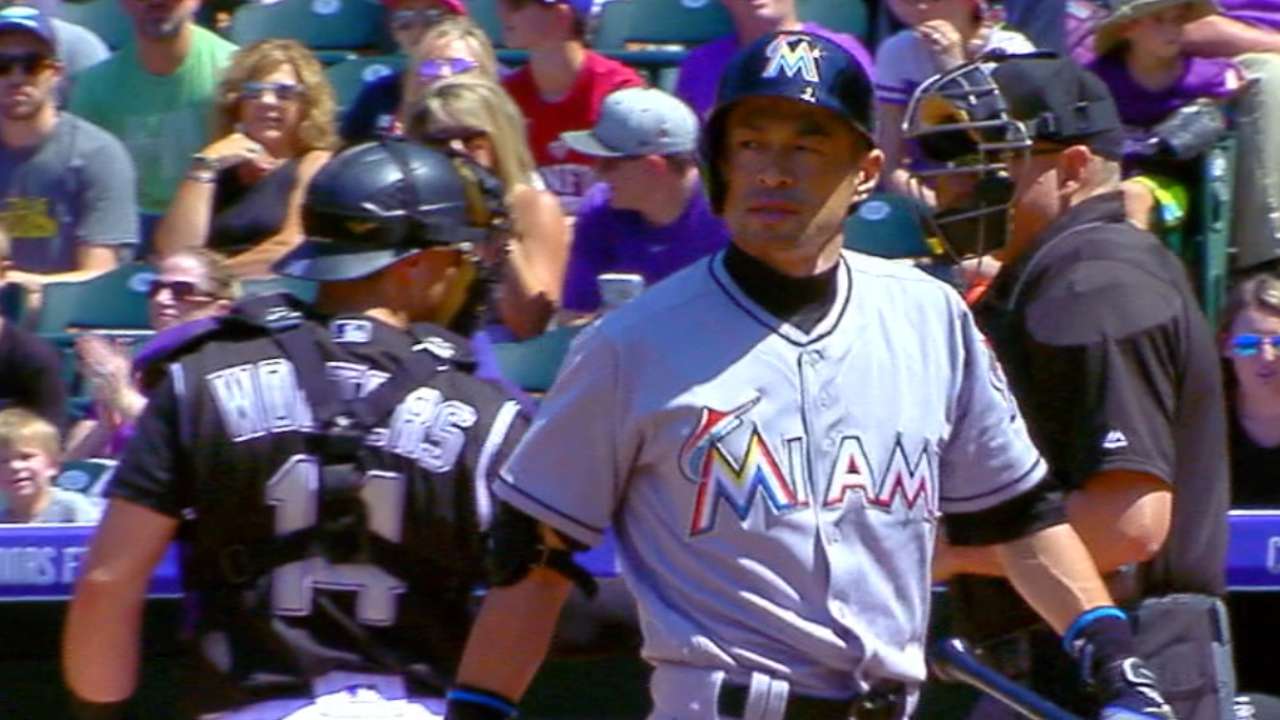 Ichiro strikes out