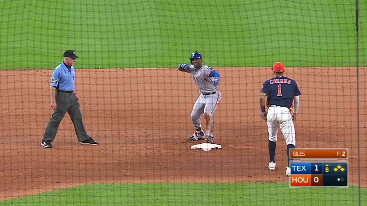 Profar's two-run double
