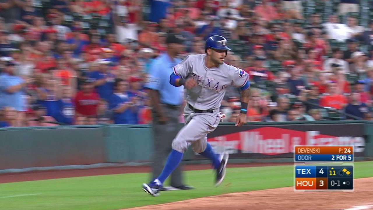 Odor's RBI double