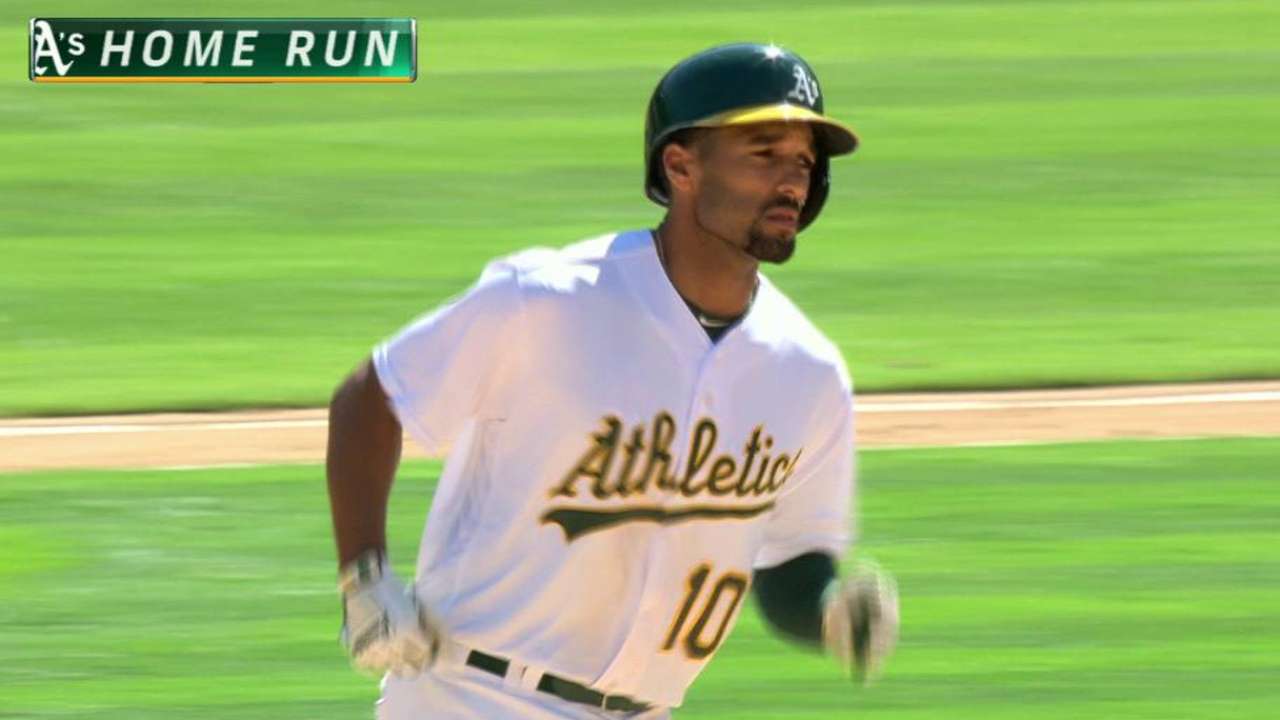 Semien's solo home run