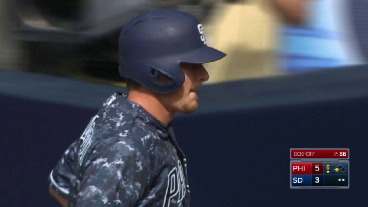 All-rookie outfield paying dividends for Padres