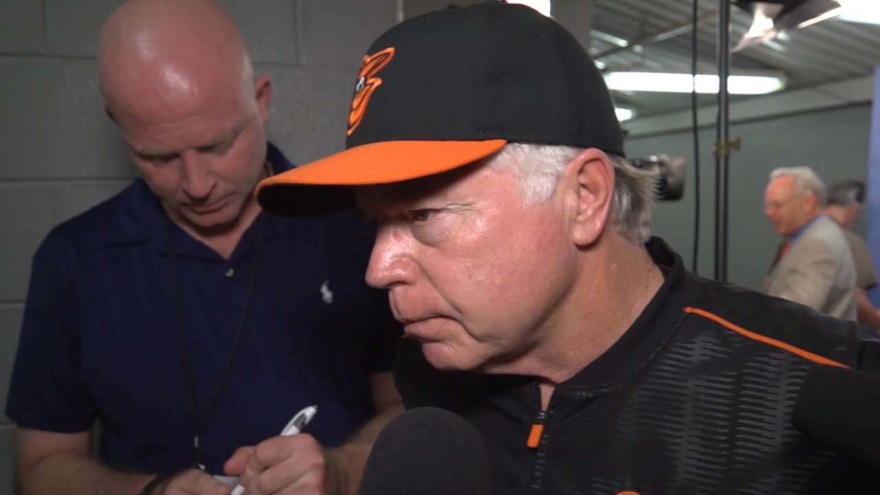 Showalter heads AL MOY Award candidates