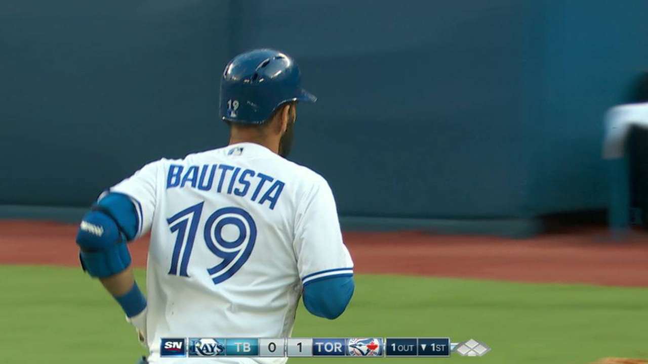 Bautista's sacrifice fly