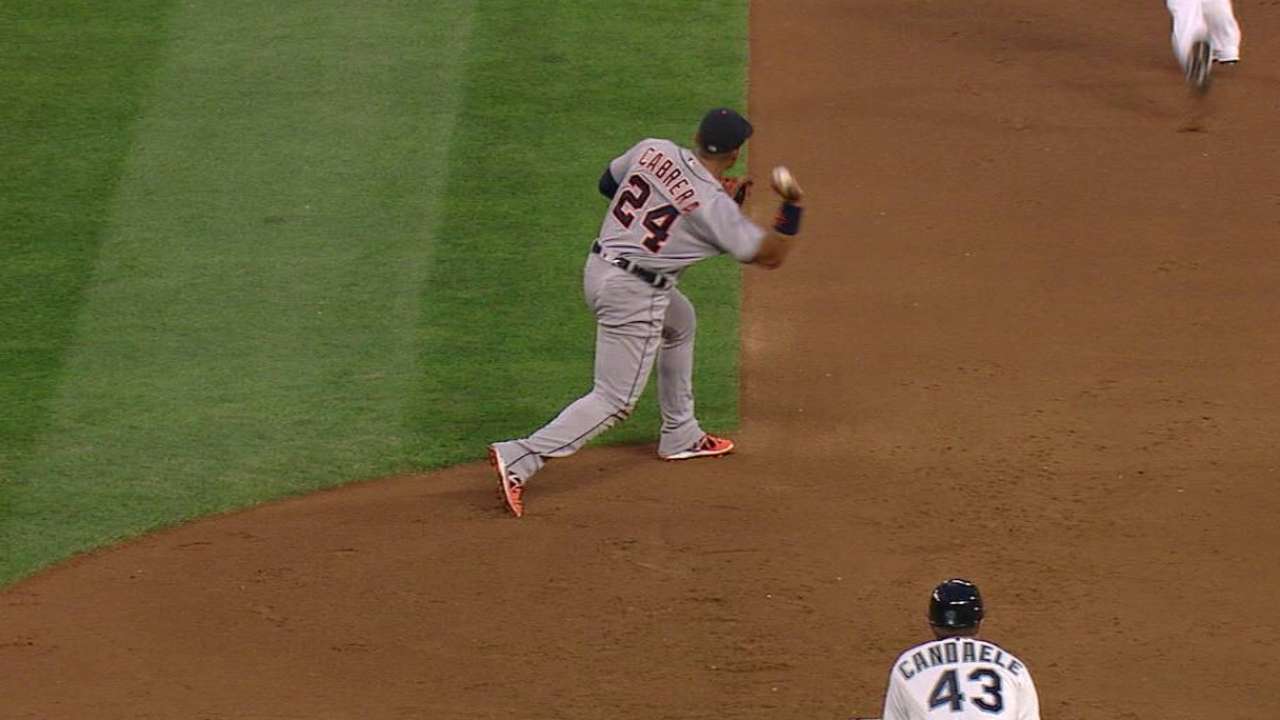 Cabrera's diving play