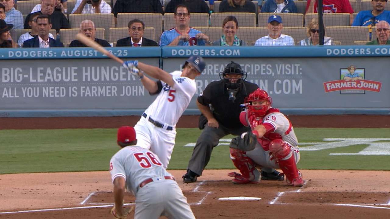 Dodgers' five-run 1st
