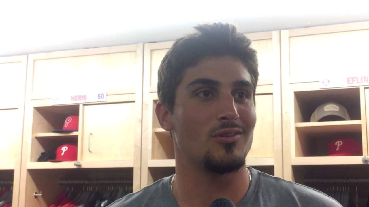 Knee issues force Phillies' Eflin to DL