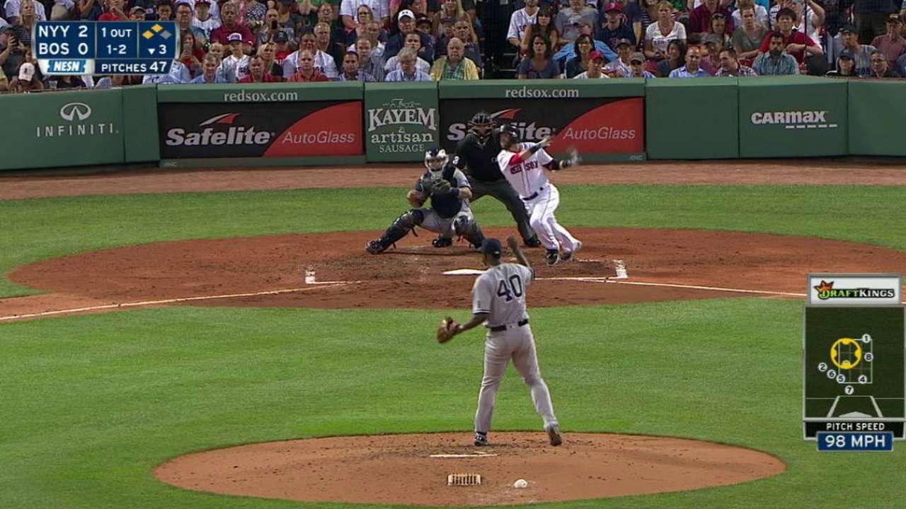 Pedroia's two-run double