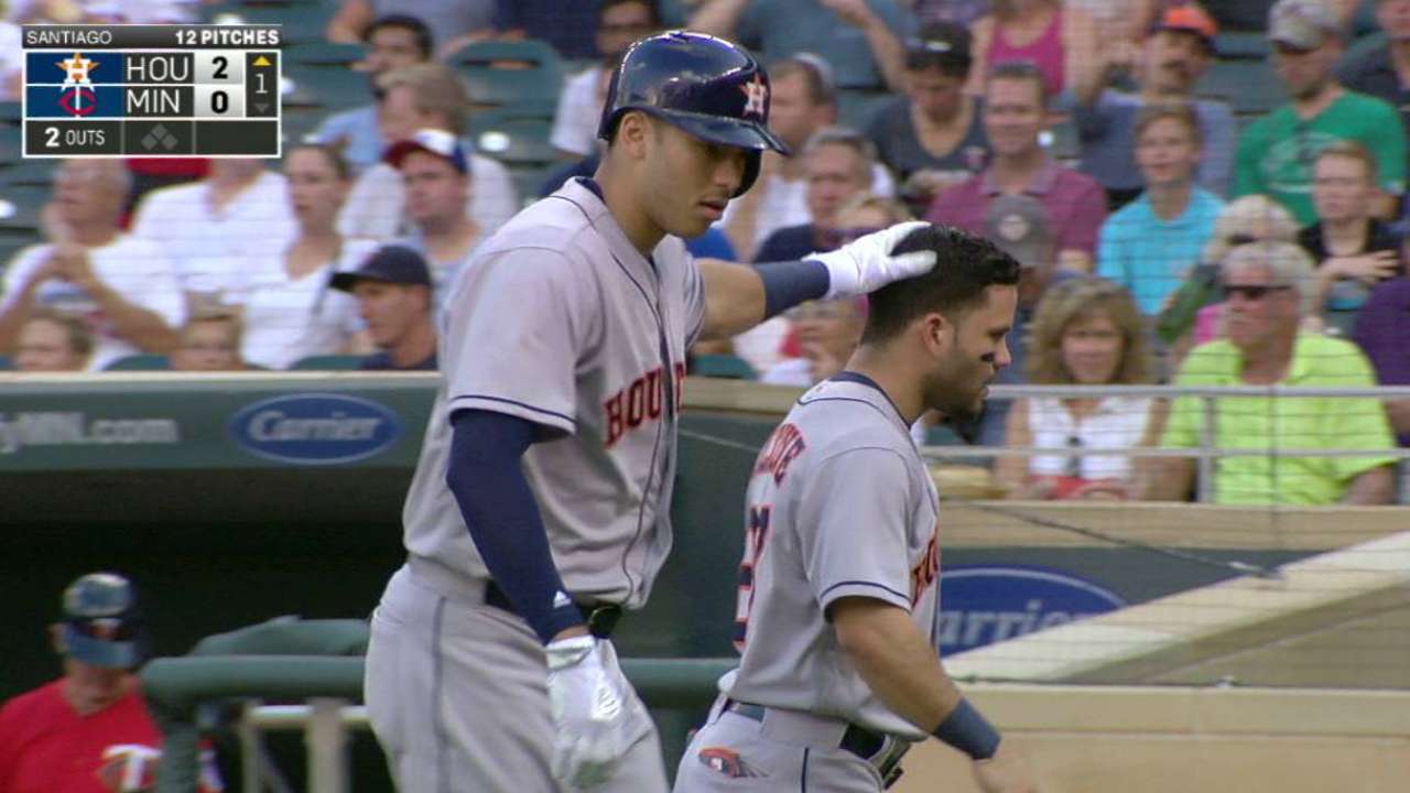 Correa's two-run homer