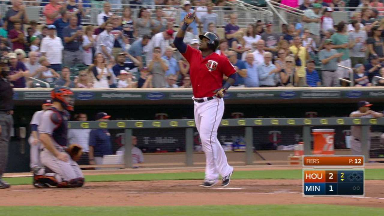 Sano's solo home run