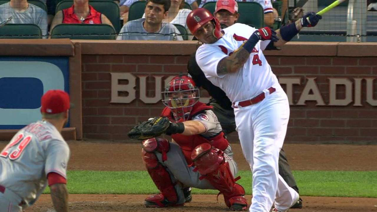 Yadi rejuvenated at plate following July break