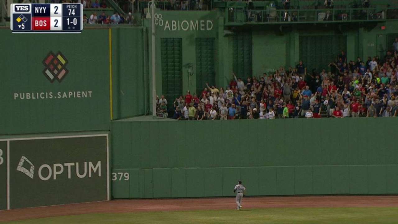 Benintendi's homer overturned