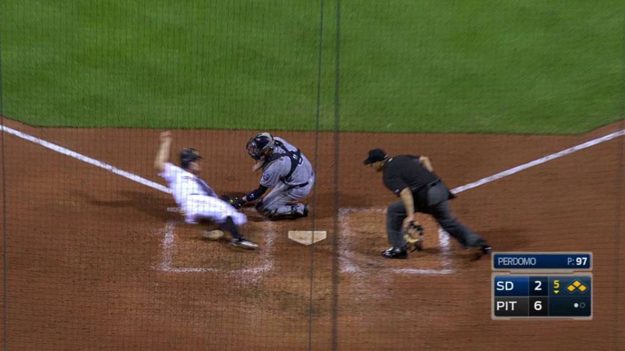 Padres' relay cuts down Jaso