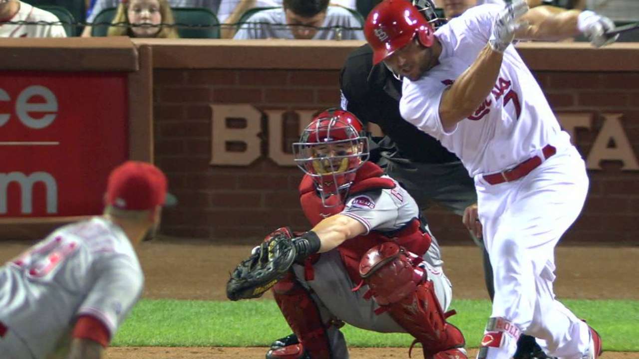 Holliday's solo homer