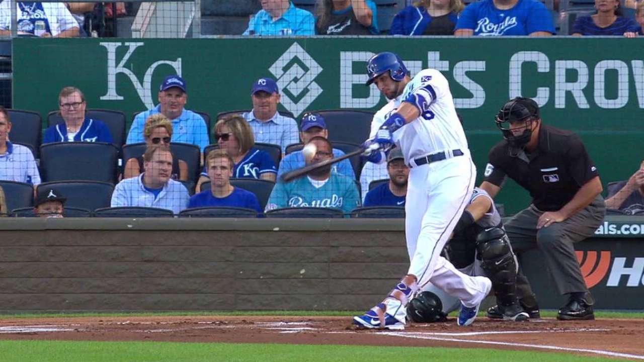 Orlando's lead-off double