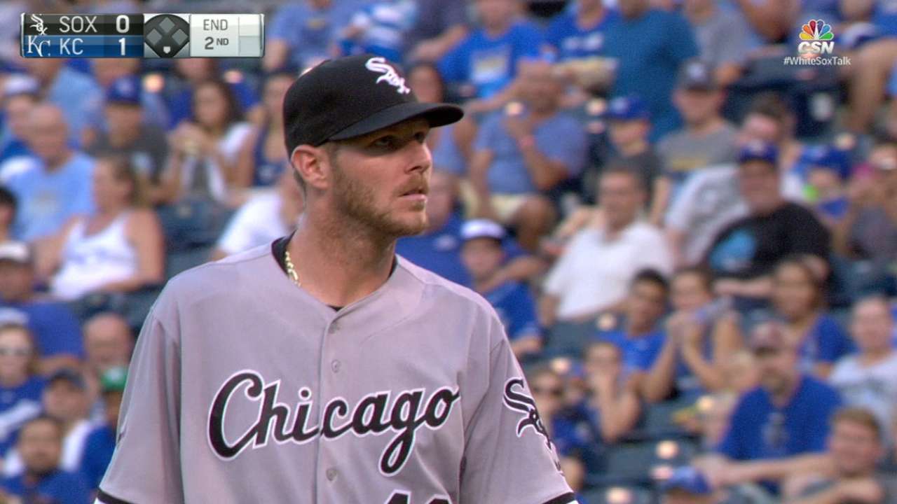 Sale strikes out seven