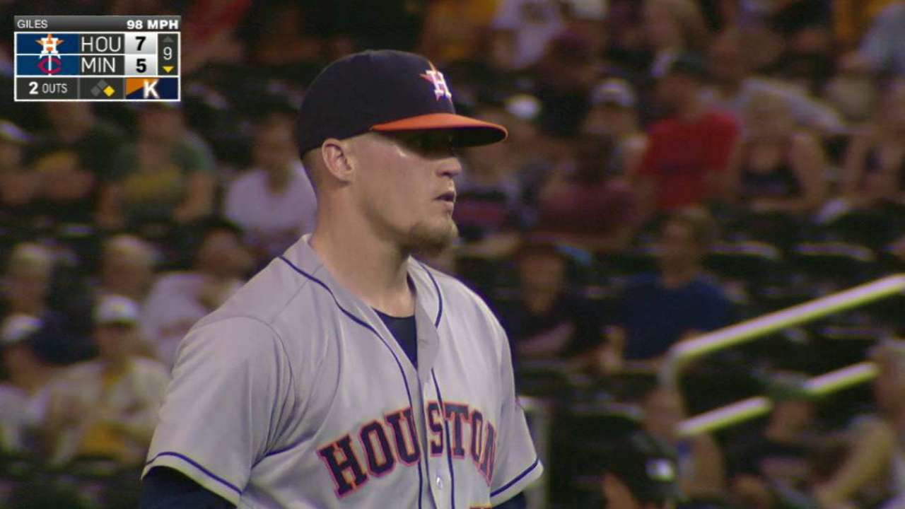 Giles gets the save