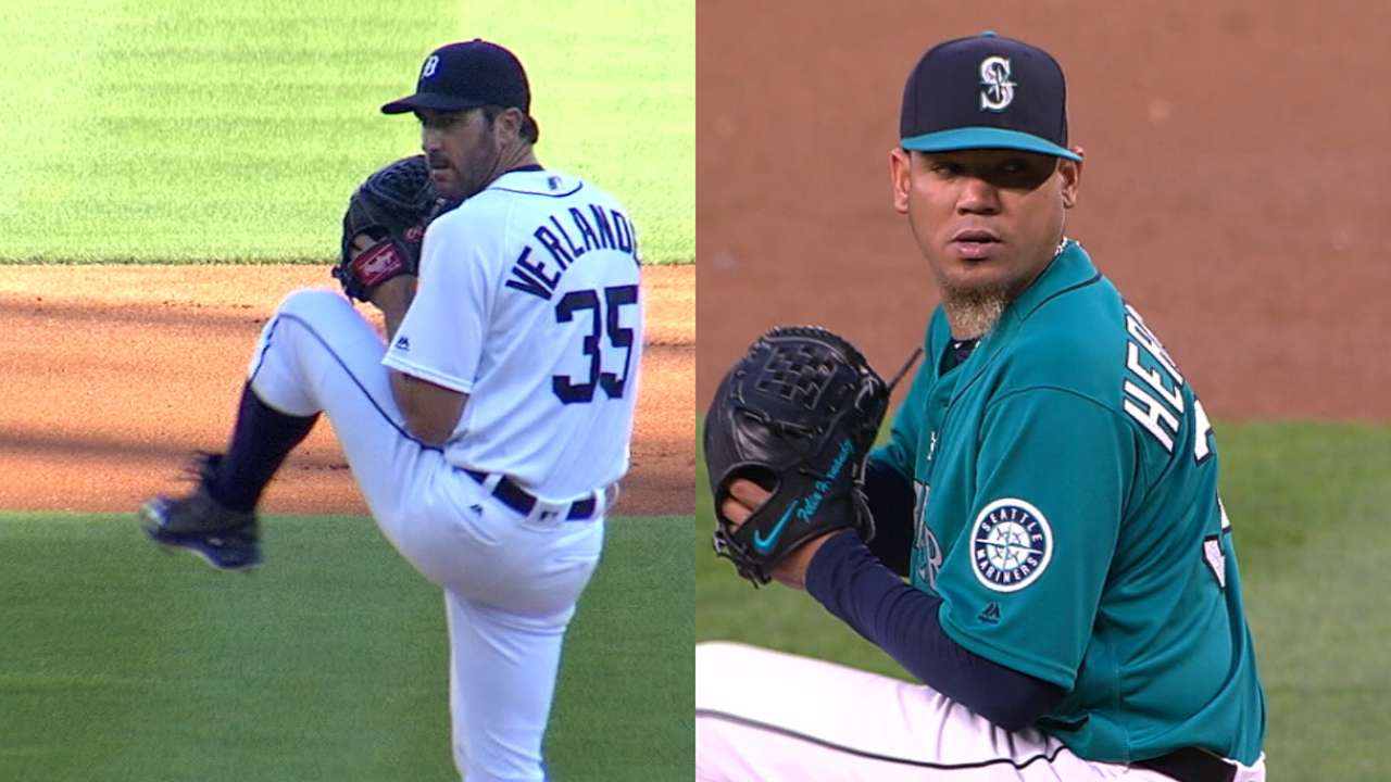 Verlander-Felix showdown center stage on MLB.TV