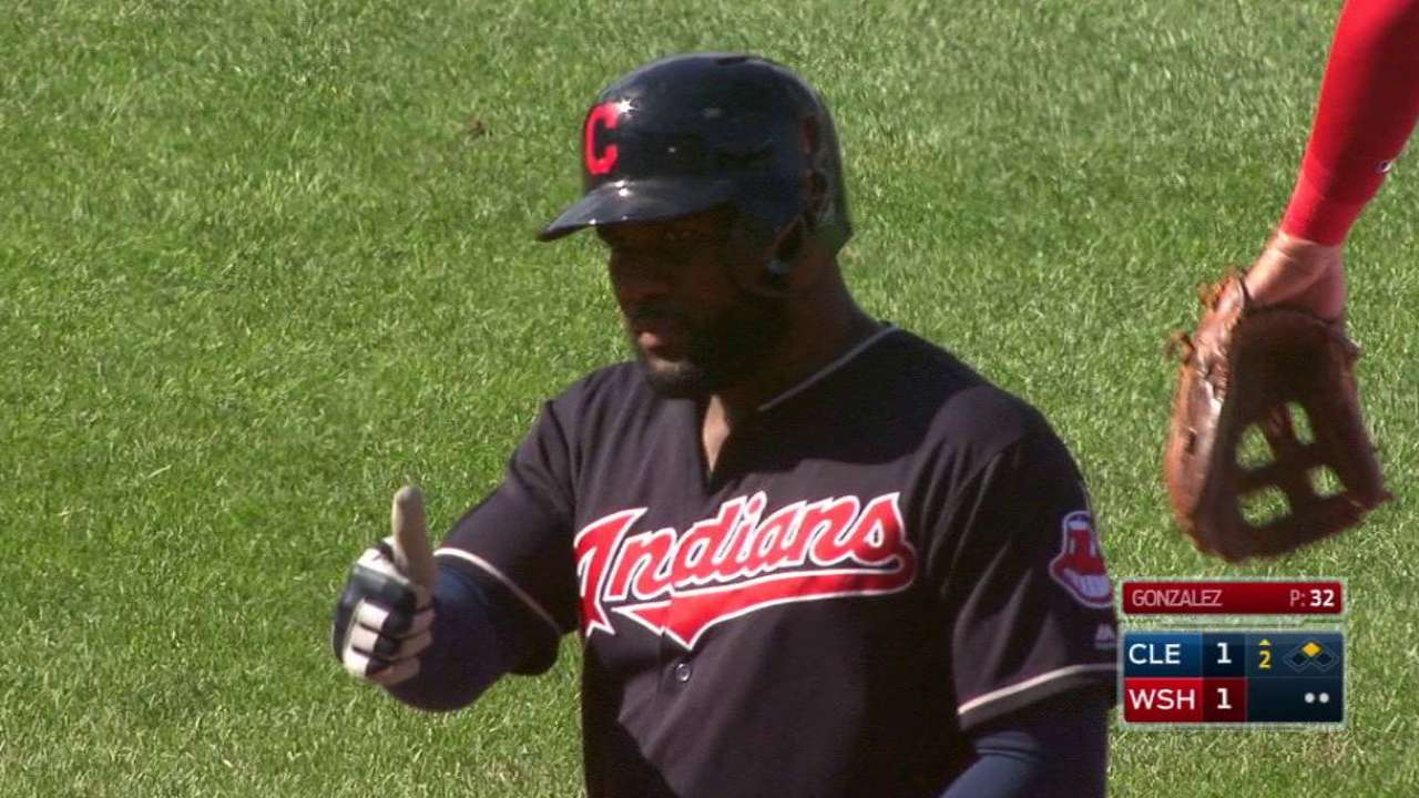 Almonte's opposite-field double