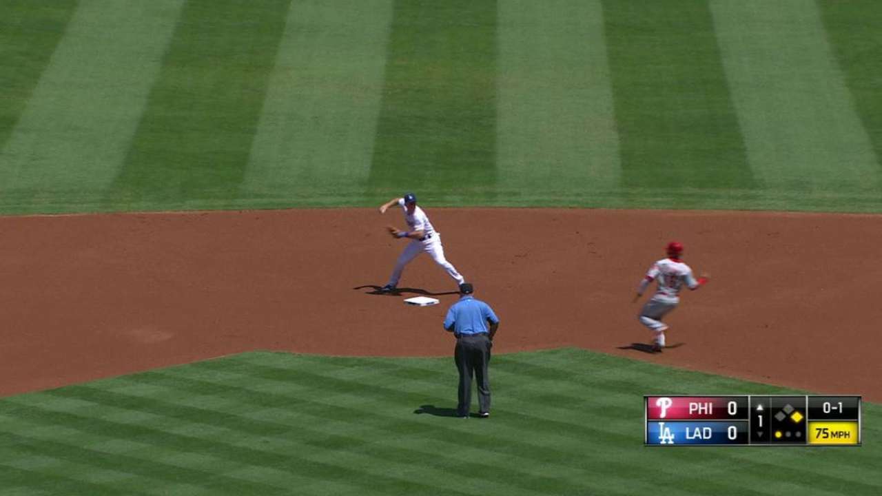 Dodgers turn two